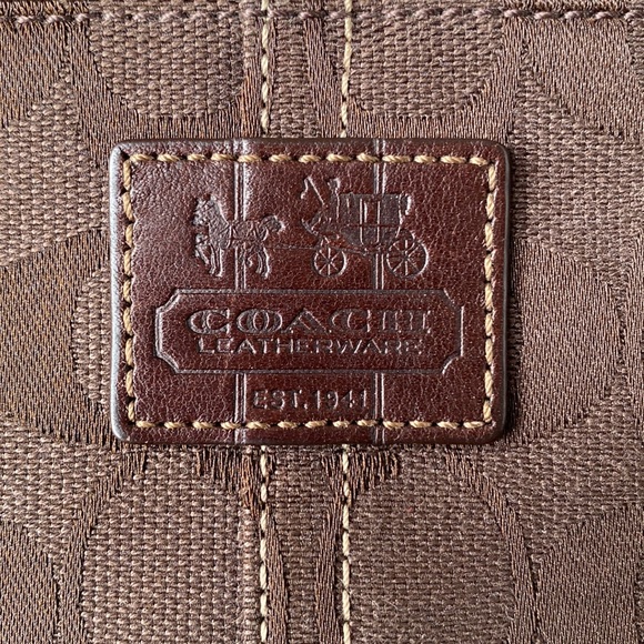 Brown Coach clutch. Like new. Other colors available - Picture 3 of 3